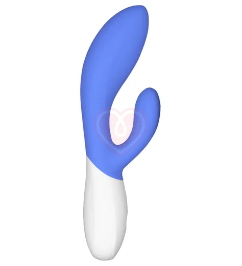 Вибратор с клиторальной стимуляцией Lelo Ina Wave 2 голубой фото 2