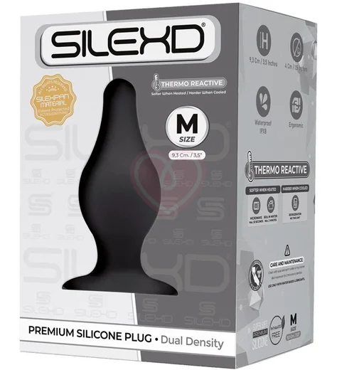 Анальная пробка SileXD Model 2 M черная фото 2