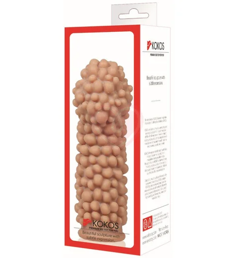 Стимулирующая насадка с пузыриками Kokos Extreme Sleeve ES008-M фото 2