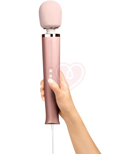 Проводной вибромассажёр Le Wand Plug-In розовое золото фото 5