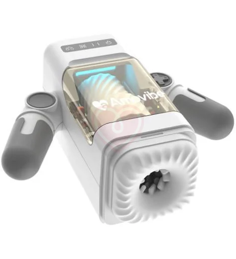 Робот-мастурбатор в форме джойстика Amovibe Game Cup белый фото 5