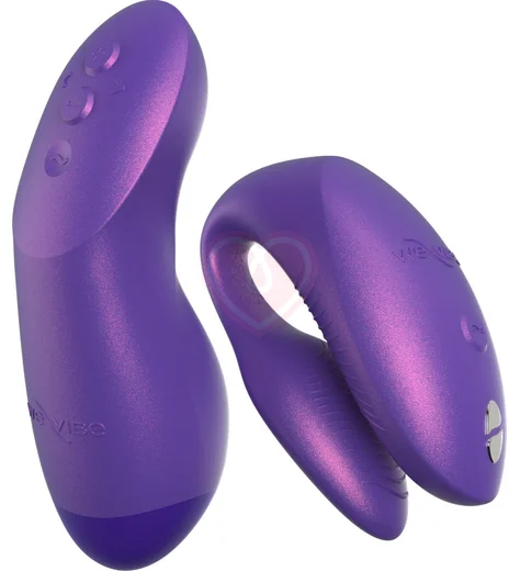 Вибратор для пар We-Vibe Chorus Pro с сенсорным пультом фиолетовый фото 1