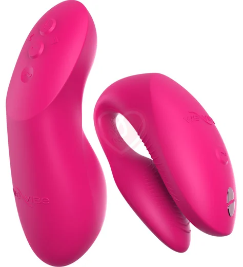 Вибратор для пар We-Vibe Chorus Pro с сенсорным пультом розовый фото 1