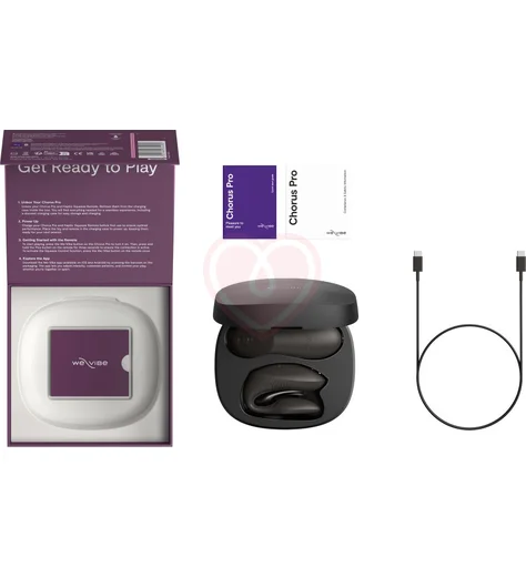 Вибратор для пар We-Vibe Chorus Pro с сенсорным пультом чёрный фото 10