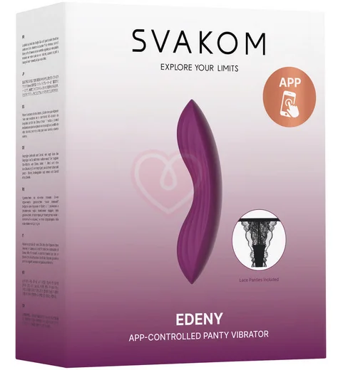 Компактный вибратор Svakom Edeny с управлением от приложения фото 10