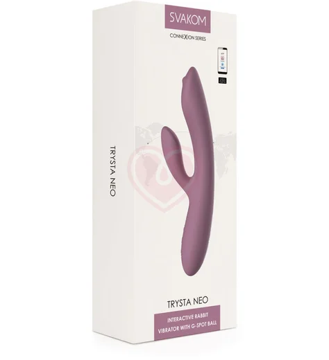 Вибратор-кролик для стимуляции точки G Svakom Trysta Neo лиловый фото 8