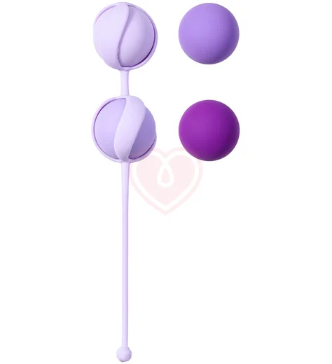 Набор сменных вагинальных шариков Love Story Valkyrie Purple пурпурный фото 1