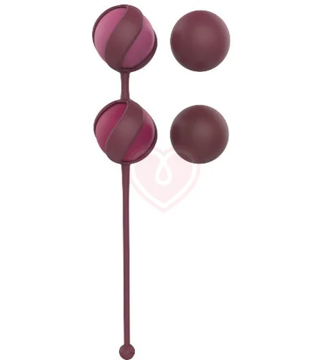 Набор сменных вагинальных шариков Love Story Valkyrie Wine Red винный фото 1