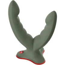 Двойной фаллоимитатор Fun Factory Ryde Grinding Double Dildo оливковый