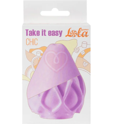 Мужской мастурбатор Take it Easy Chic сиреневый фото 3