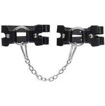 Оковы на ноги из двух ремешков Pecado BDSM черные