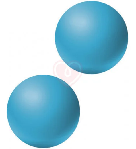 Вагинальные шарики без сцепки Emotions Lexy Large 3 см бирюзовые фото 1