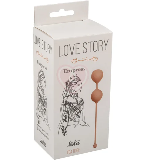 Вагинальные шарики Love Story Empress Tea Rose розовые фото 2