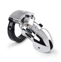 Пояс верности Mystim Pubic Enemy No 1 Silver Edition с электростимуляцией