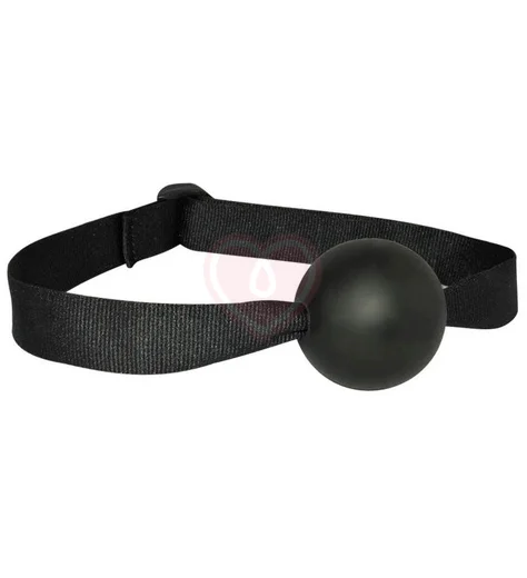 Кляп с шариком чёрный фото 1