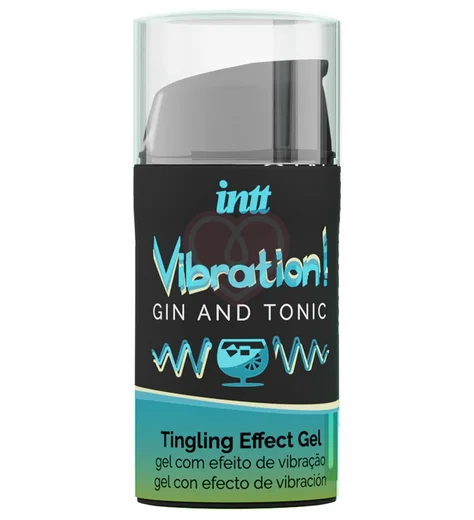 Стимулирующий гель со вкусом джина и тоника Intt Vibration! Gin & Tonic 15 мл фото 1
