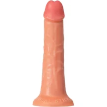 Реалистичный фаллоимитатор на присоске RealStick Caliber 18-3 телесный