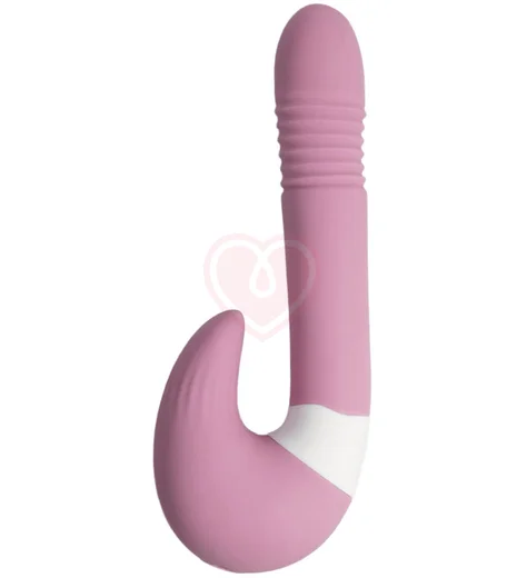 Вибратор 2в1 Youvic розовый фото 1