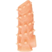 Насадка с открытой головкой и пупырышками Kokos Nude Sleeve NS006-M