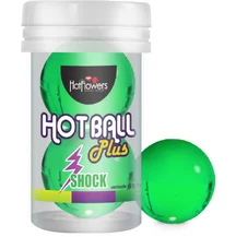 Силиконовый лубрикант в шариках Hot Ball Plus с покалывающим эффектом