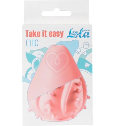 Мужской мастурбатор Take it Easy Chic персиковый фото 3