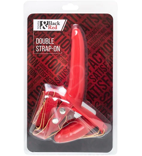 Страпон на креплении Black Red by Toyfa красный фото 4