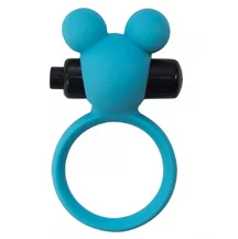 Эрекционное виброкольцо Emotions Minnie 3 см синее