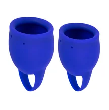 Набор из 2 менструальных чаш Lola Natural Wellness Iris синий