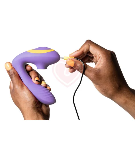 Вибратор с вакуумной стимуляцией Romp Reverb сиреневый фото 5