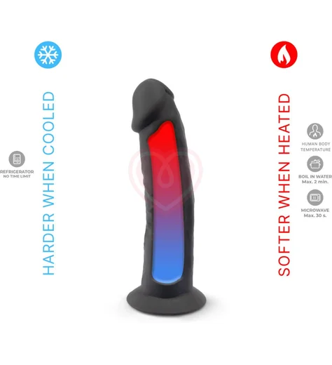 Реалистичный фаллоимитатор Silexd Model 2 15 см чёрный фото 3