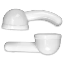 Набор из прямой и изогнутой насадок белые