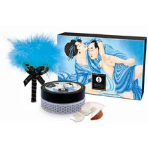 Массажная пудра с перышком Shunga Kissable Massage Powder Кокосовое волнение