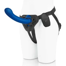 Изогнутый вибрострапон Pegasus с пультом управления 20 см синий