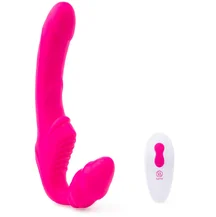 Безремневой вибрострапон с пультом Strapless Together розовый