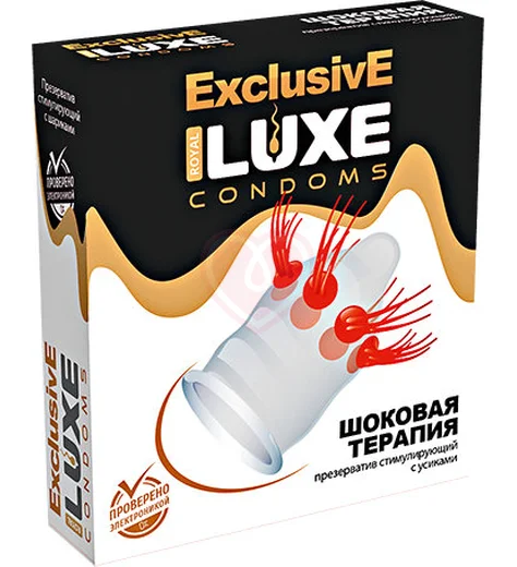 Презерватив Luxe exclusive Шоковая терапия с усиками 1 шт фото 1