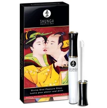 Блеск для губ для орального секса Shunga Клубника и шампанское 10 мл