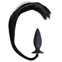 Анальная пробка с хвостом пони Horny Pony Plug