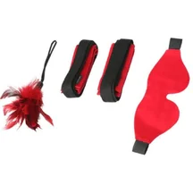 Набор из маски, оков и щекоталки Sportsheets Sexy Slave Kit