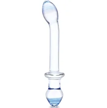 Двусторонний стеклянный фаллоимитатор Glas Double Play