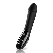 Вибратор с электростимуляцией Mystim Tickling Truman Black Edition