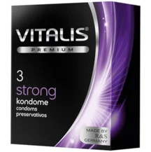 Сверхпрочные презервативы Vitalis Premium Strong 3 шт