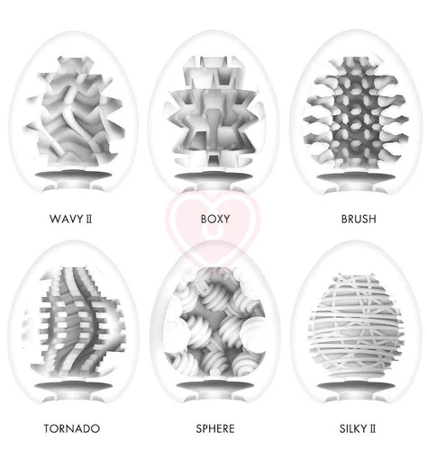 Набор мастурбаторов в форме яйца Tenga Eggs New Standard 6 шт фото 2
