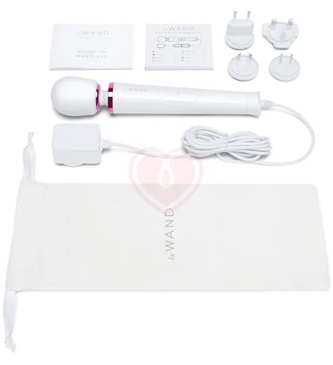 Проводной массажёр Le Wand Petite Plug-In белый фото 4