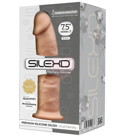 Фаллоимитатор на присоске SileXD Model 2 телесный 18 см фото 2