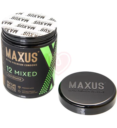 Микс-набор презервативов Maxus Mixed X-Edition 12 шт с кейсом фото 4