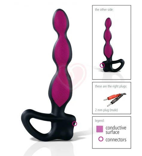 Стимулятор простаты Mystim Big Bend-it! 18 см фото 3