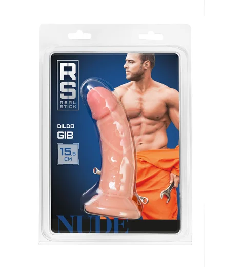 Реалистичный фаллоимитатор на присоске RealStick Nude Gib телесный фото 5