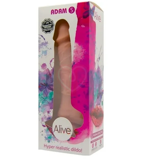 Реалистичный фаллоимитатор Alive Adam S 17 см телесный фото 2