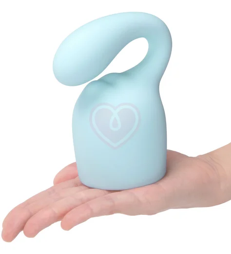 Насадка с утяжелённым кончиком для массажёра Le Wand Glider голубая фото 3