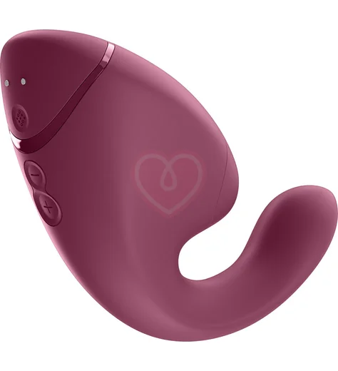 Вибратор с вакуумно-волновой стимуляцией клитора Womanizer Next Duo розовый фото 7